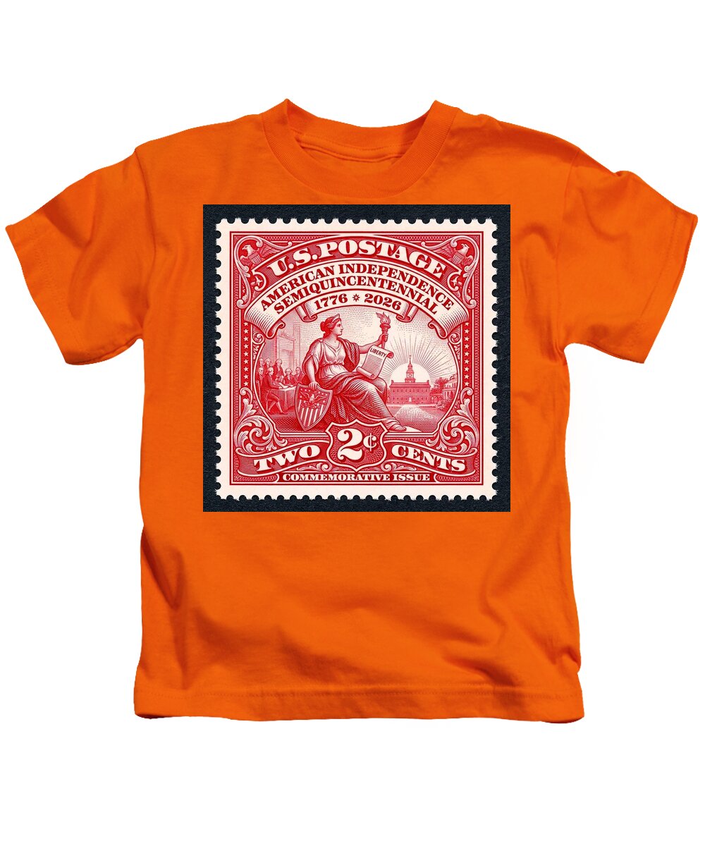 American Independence 2c II - Kids T-Shirt