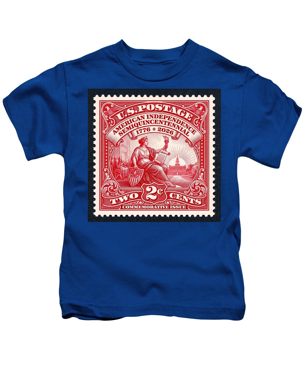 American Independence 2c II - Kids T-Shirt