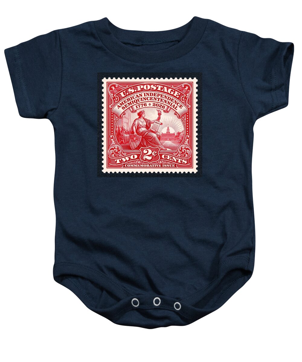 American Independence 2c II - Baby One-Piece