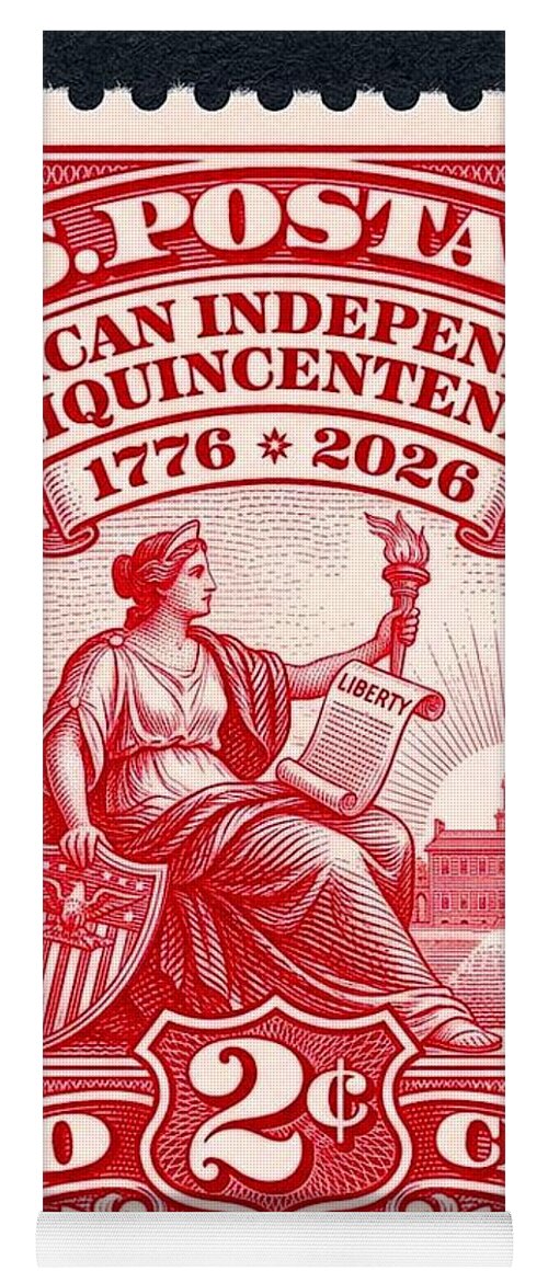 American Independence 2c II - Yoga Mat