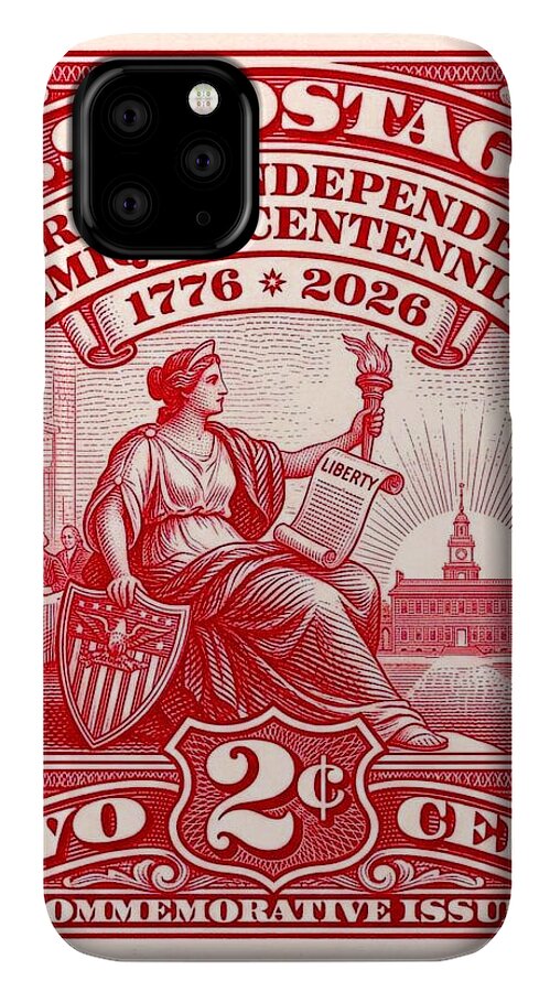 American Independence 2c II - Phone Case