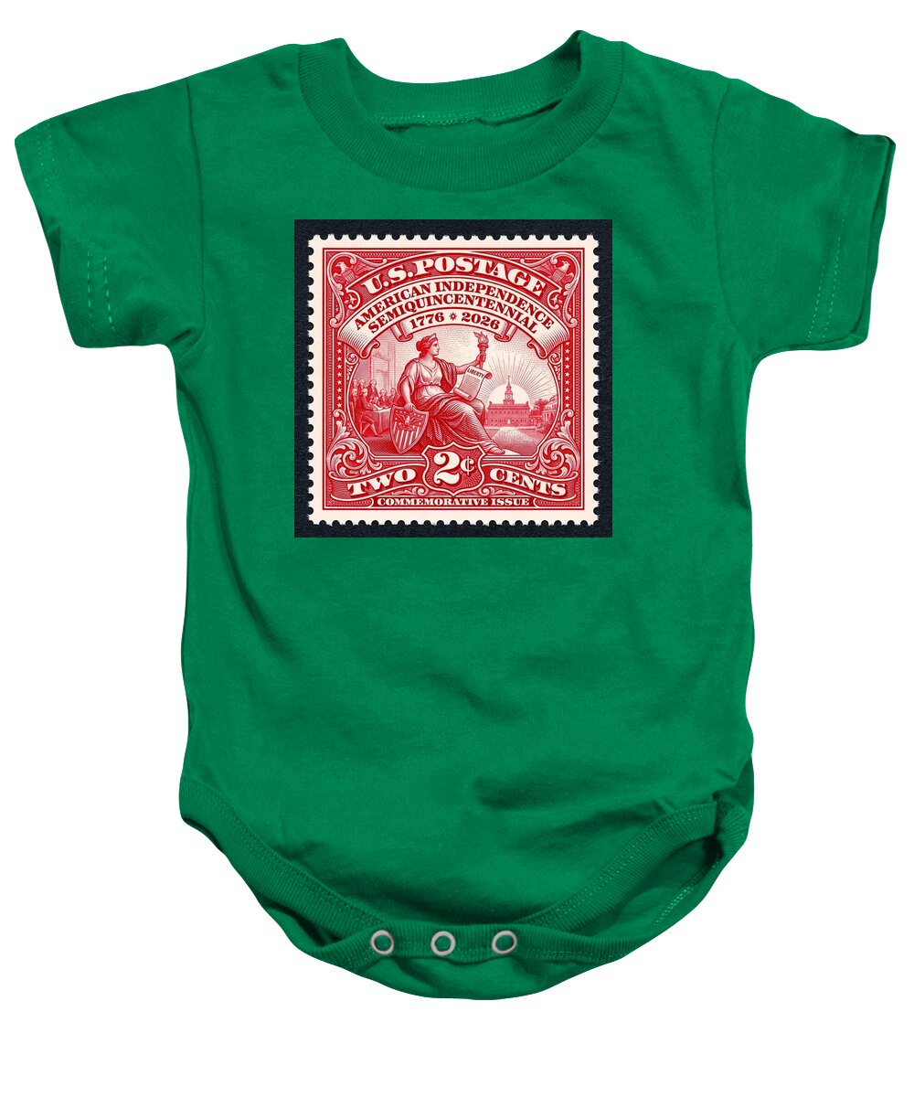 American Independence 2c II - Baby One-Piece