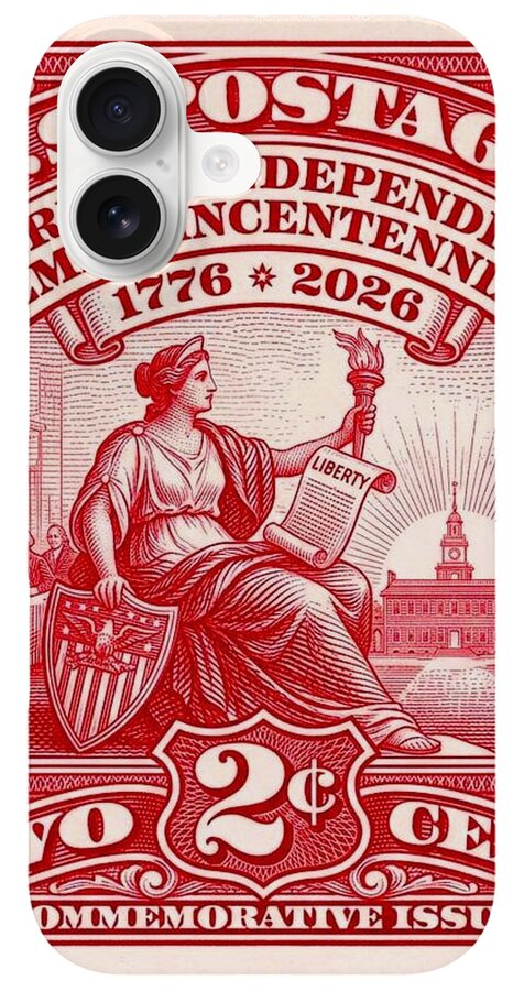American Independence 2c II - Phone Case