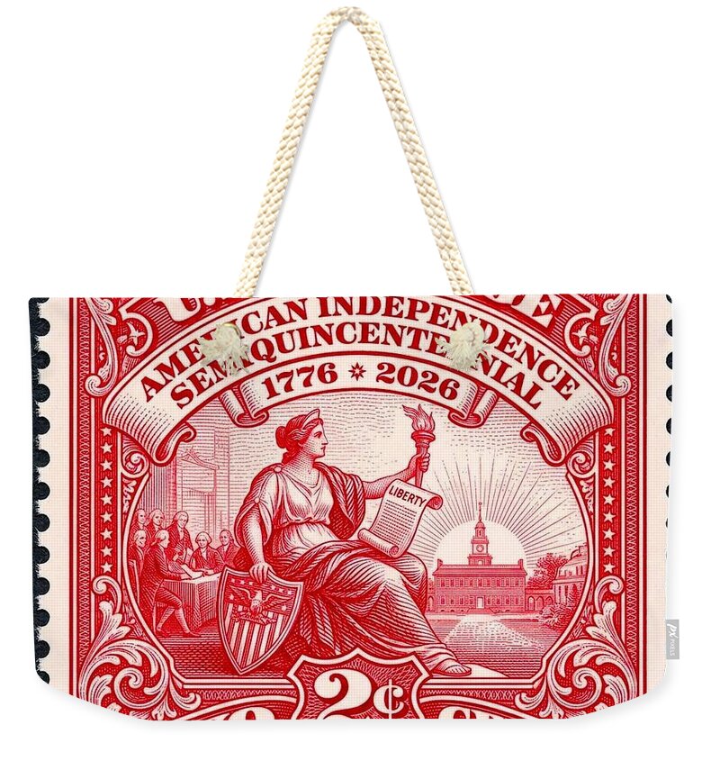 American Independence 2c II - Weekender Tote Bag