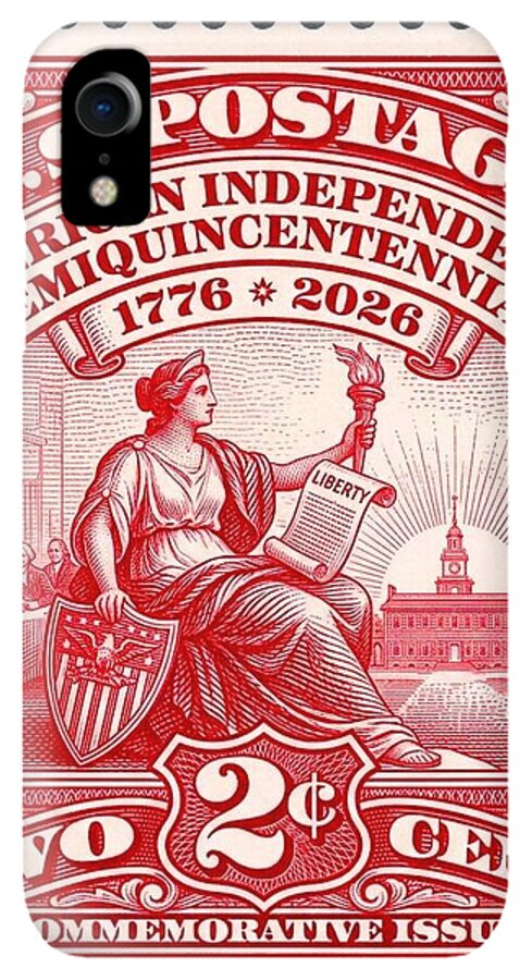 American Independence 2c II - Phone Case