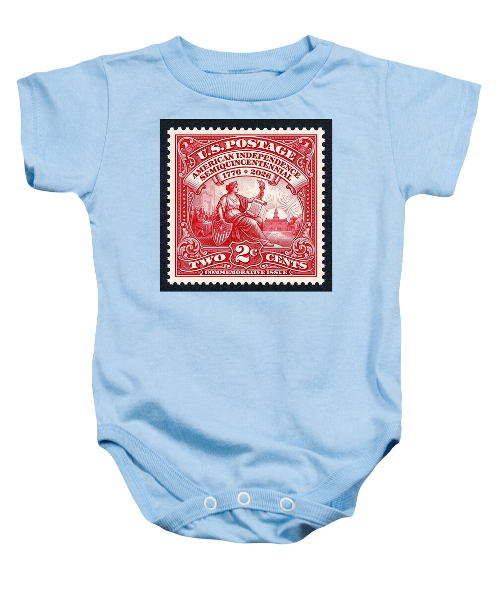 American Independence 2c II - Baby One-Piece
