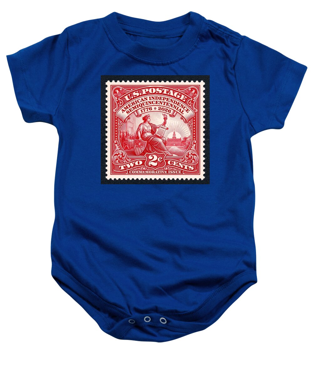 American Independence 2c II - Baby One-Piece