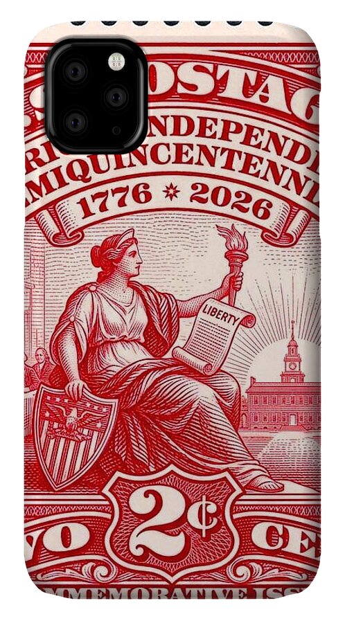American Independence 2c II - Phone Case