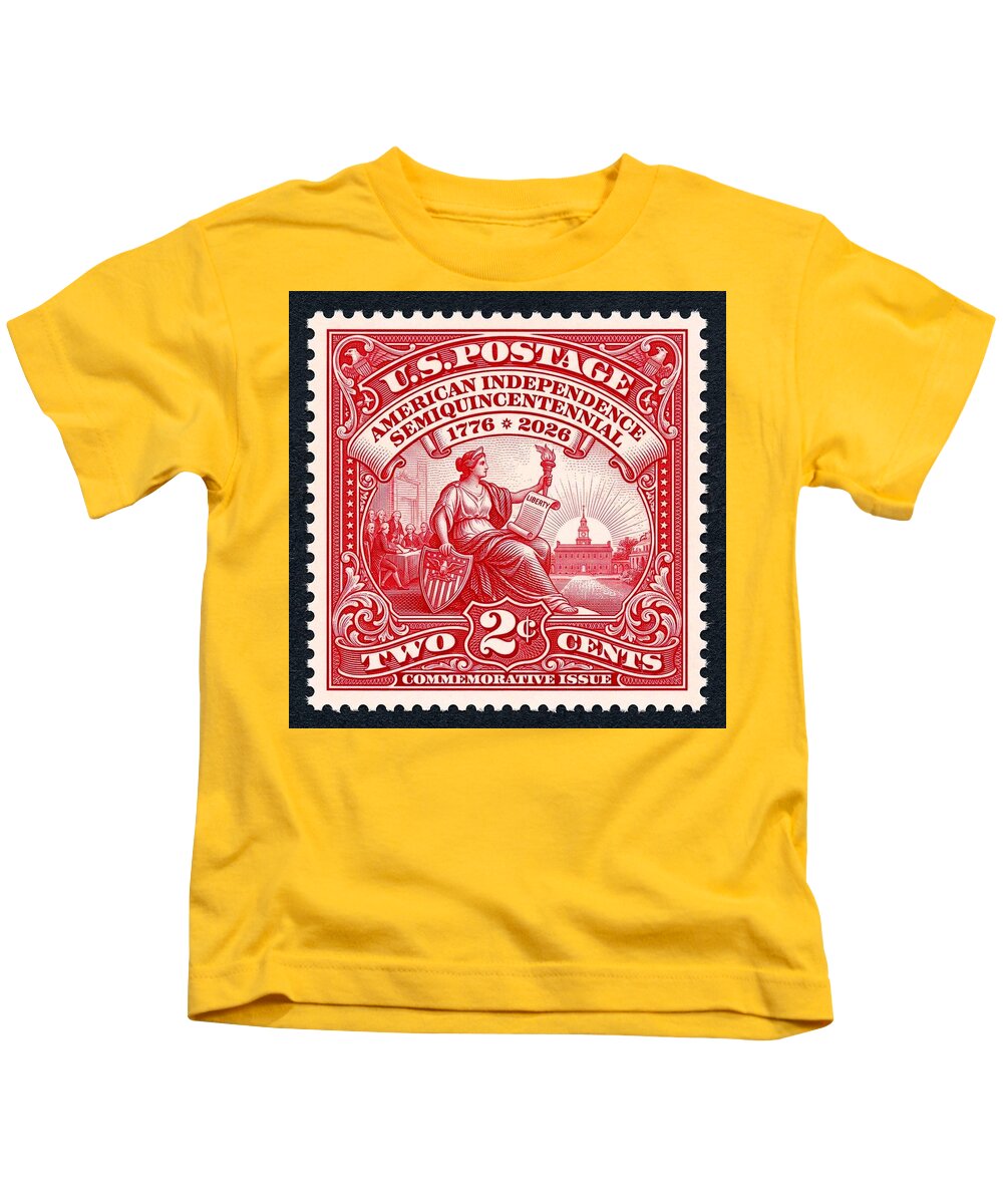 American Independence 2c II - Kids T-Shirt