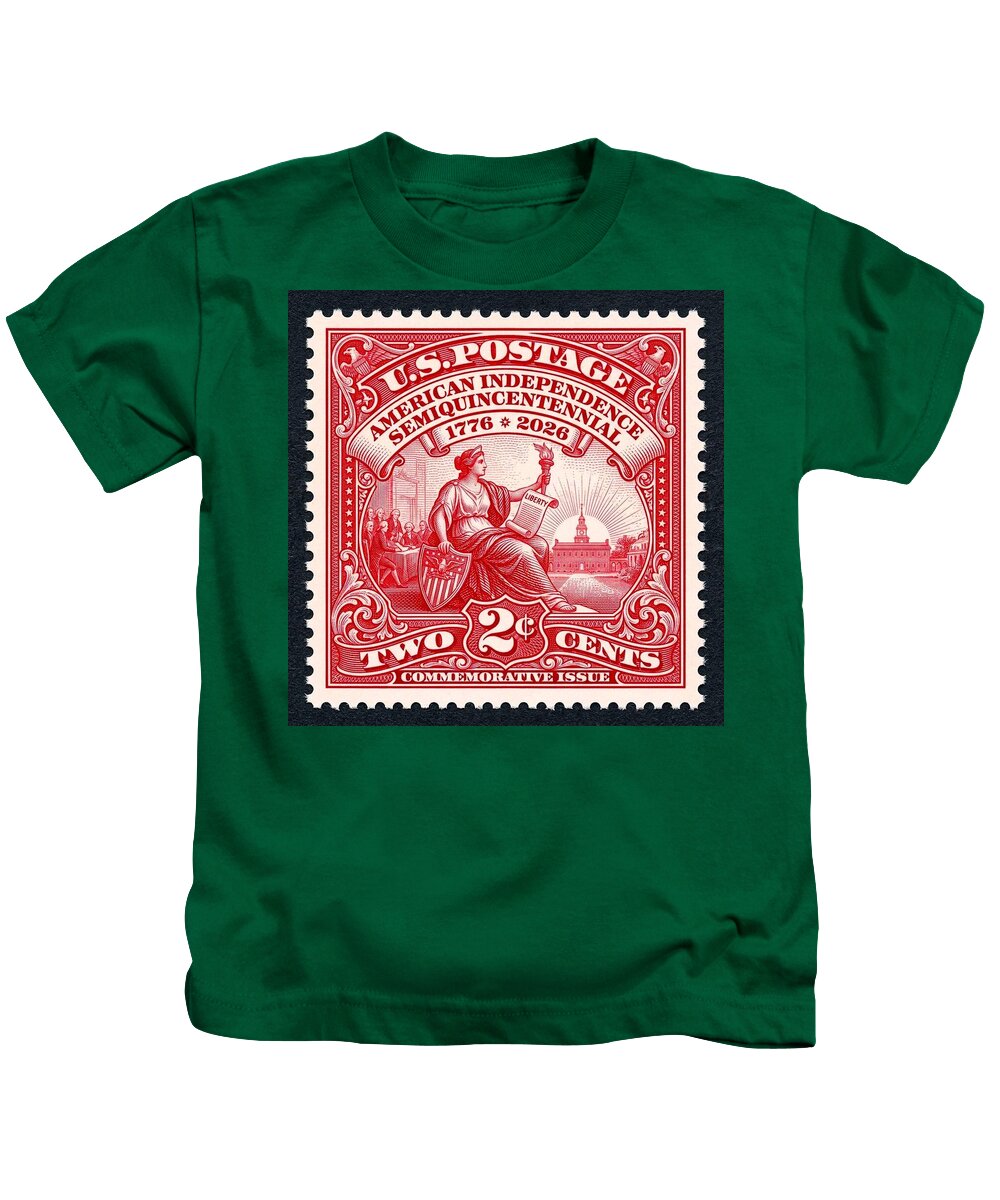 American Independence 2c II - Kids T-Shirt