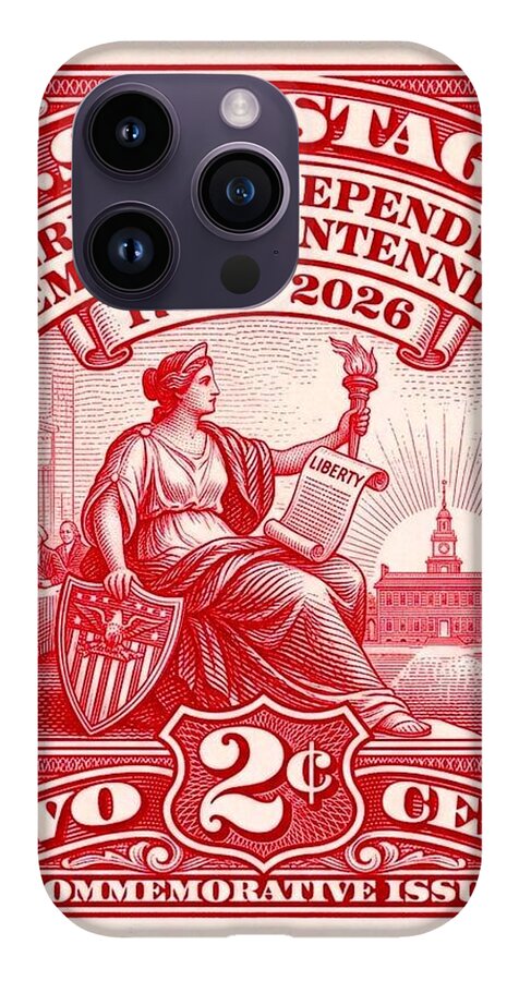 American Independence 2c II - Phone Case