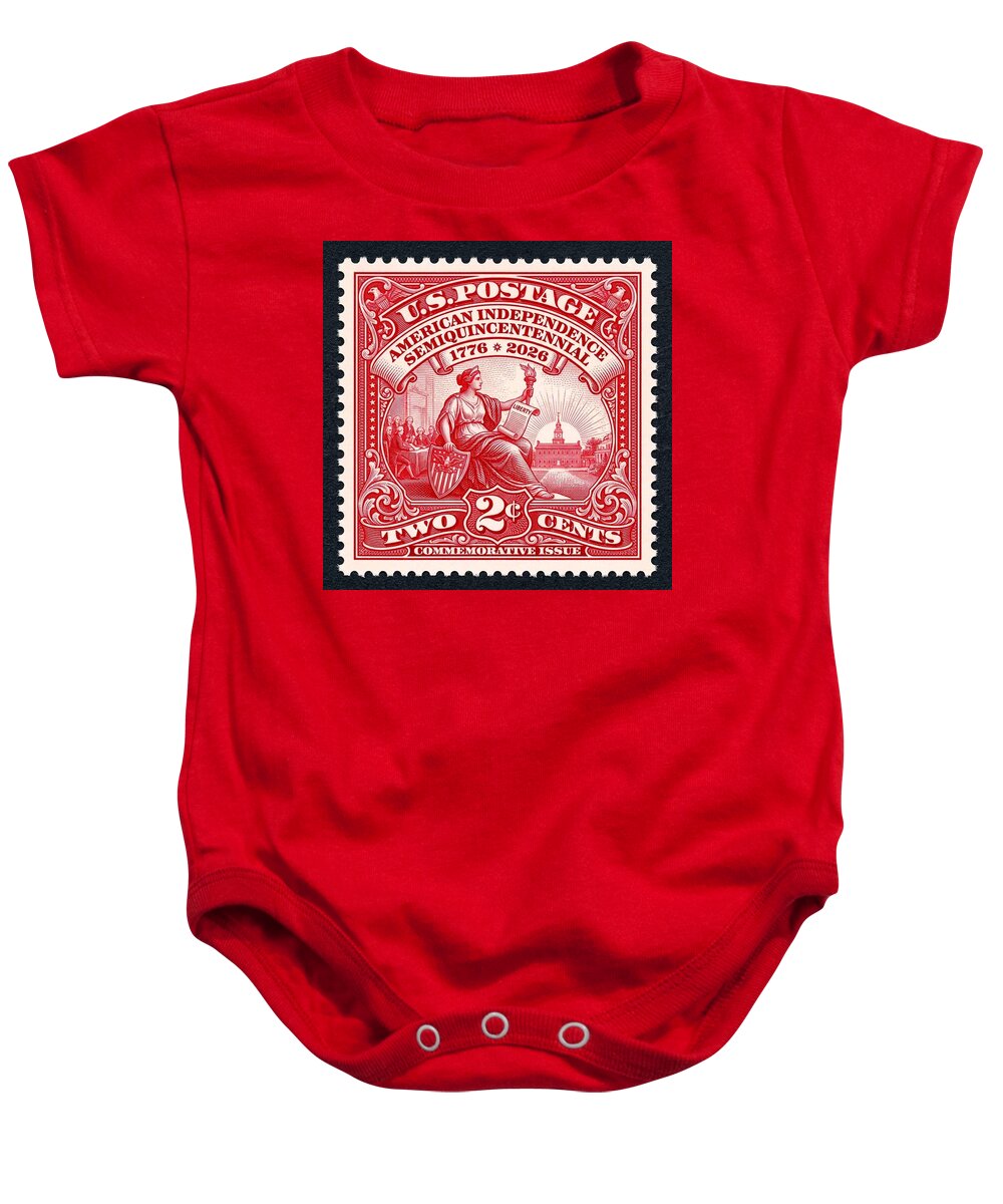 American Independence 2c II - Baby One-Piece