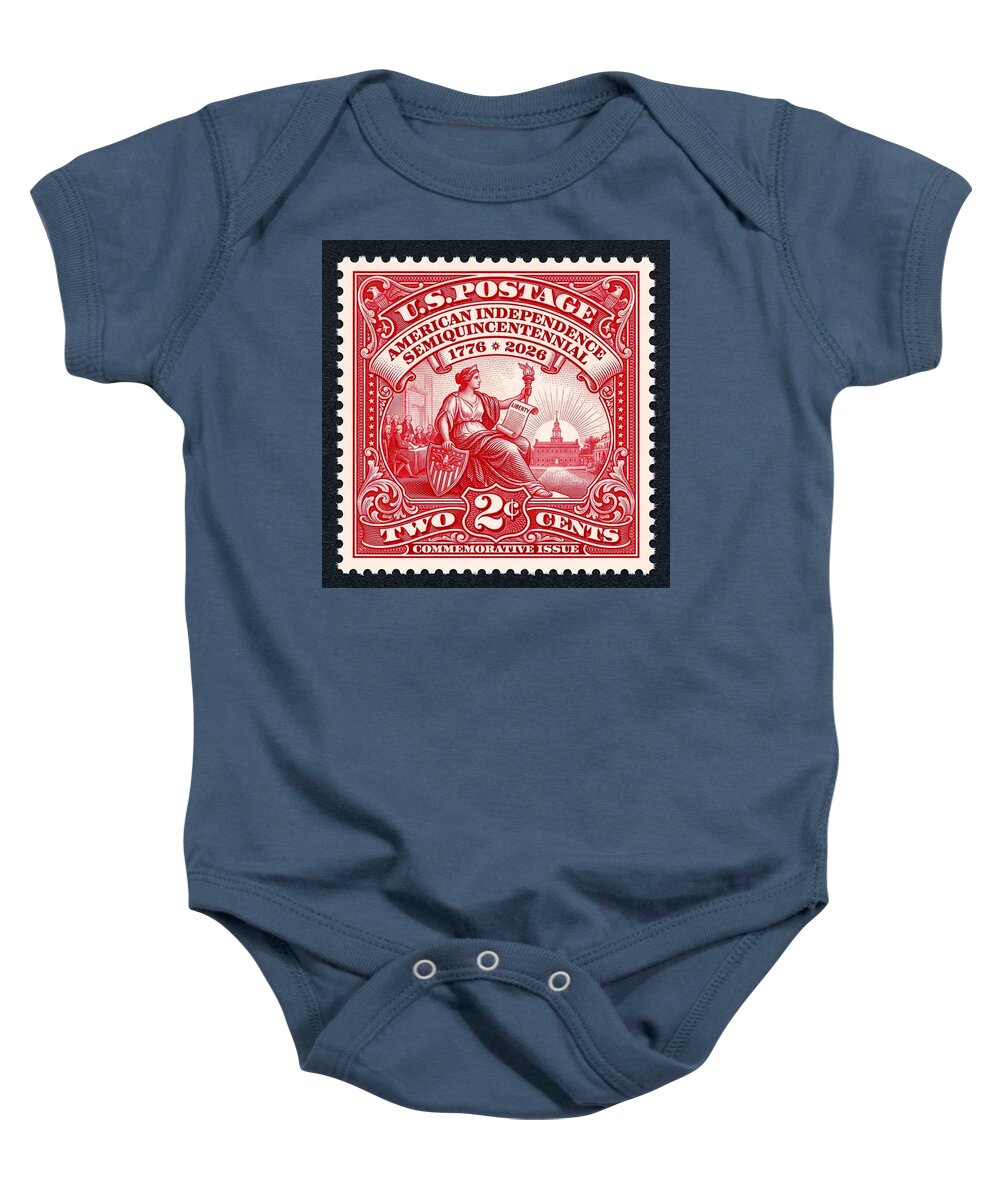 American Independence 2c II - Baby One-Piece