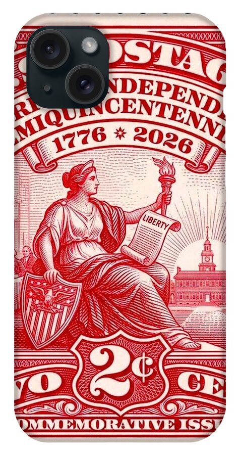 American Independence 2c II - Phone Case