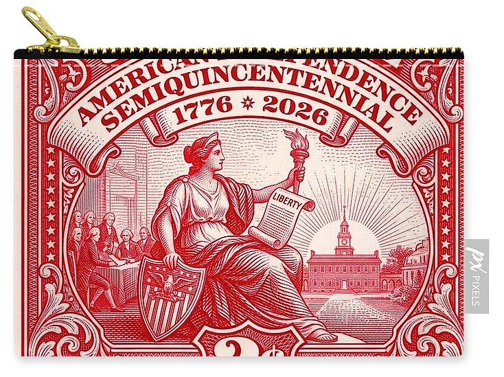 American Independence 2c II - Zip Pouch