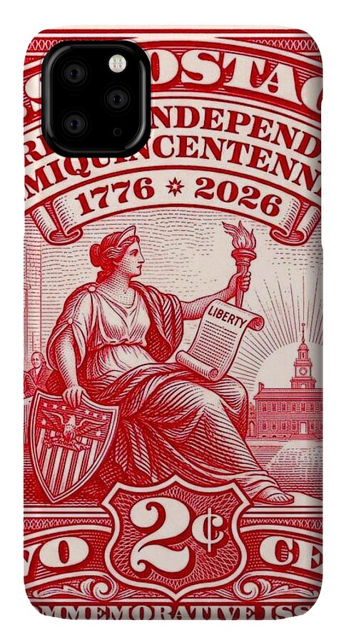 American Independence 2c II - Phone Case
