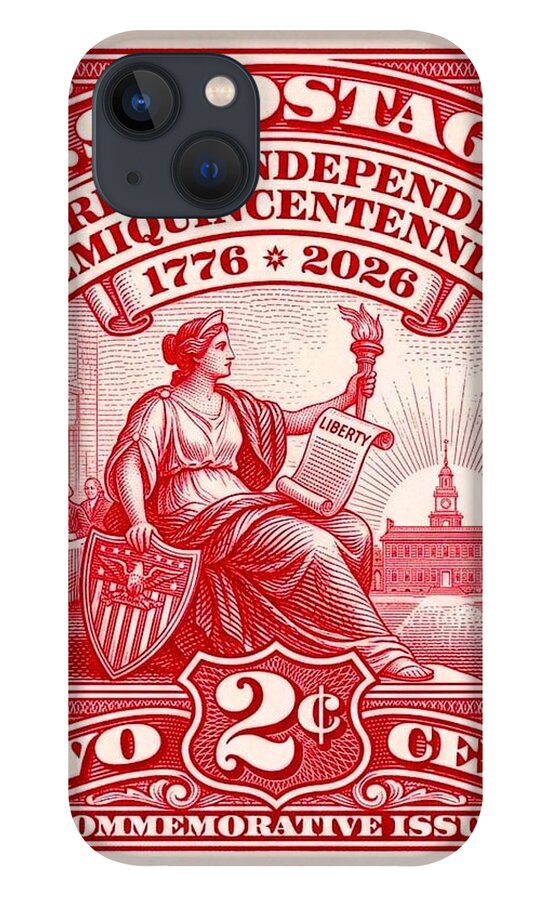 American Independence 2c II - Phone Case