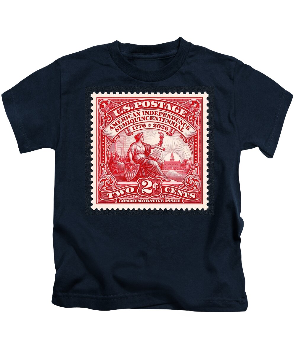 American Independence 2c II - Kids T-Shirt