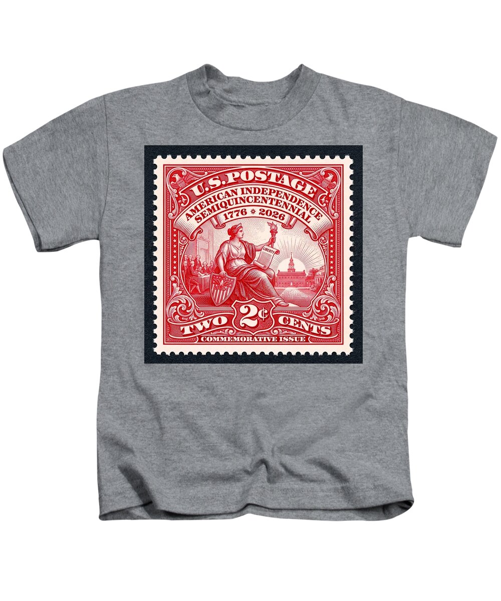 American Independence 2c II - Kids T-Shirt