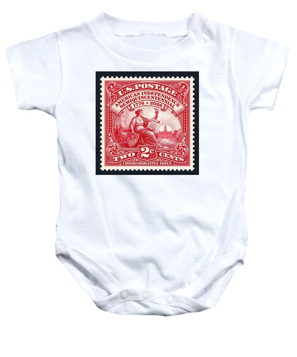 American Independence 2c II - Baby One-Piece