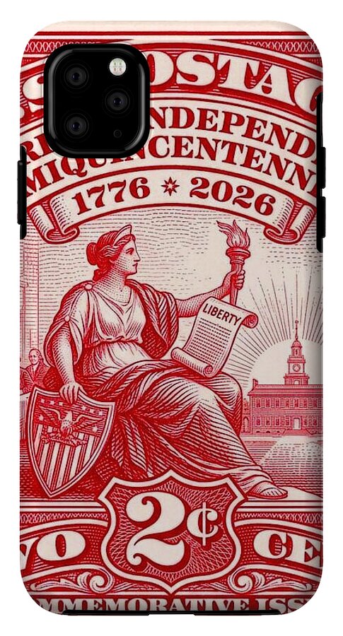 American Independence 2c II - Phone Case