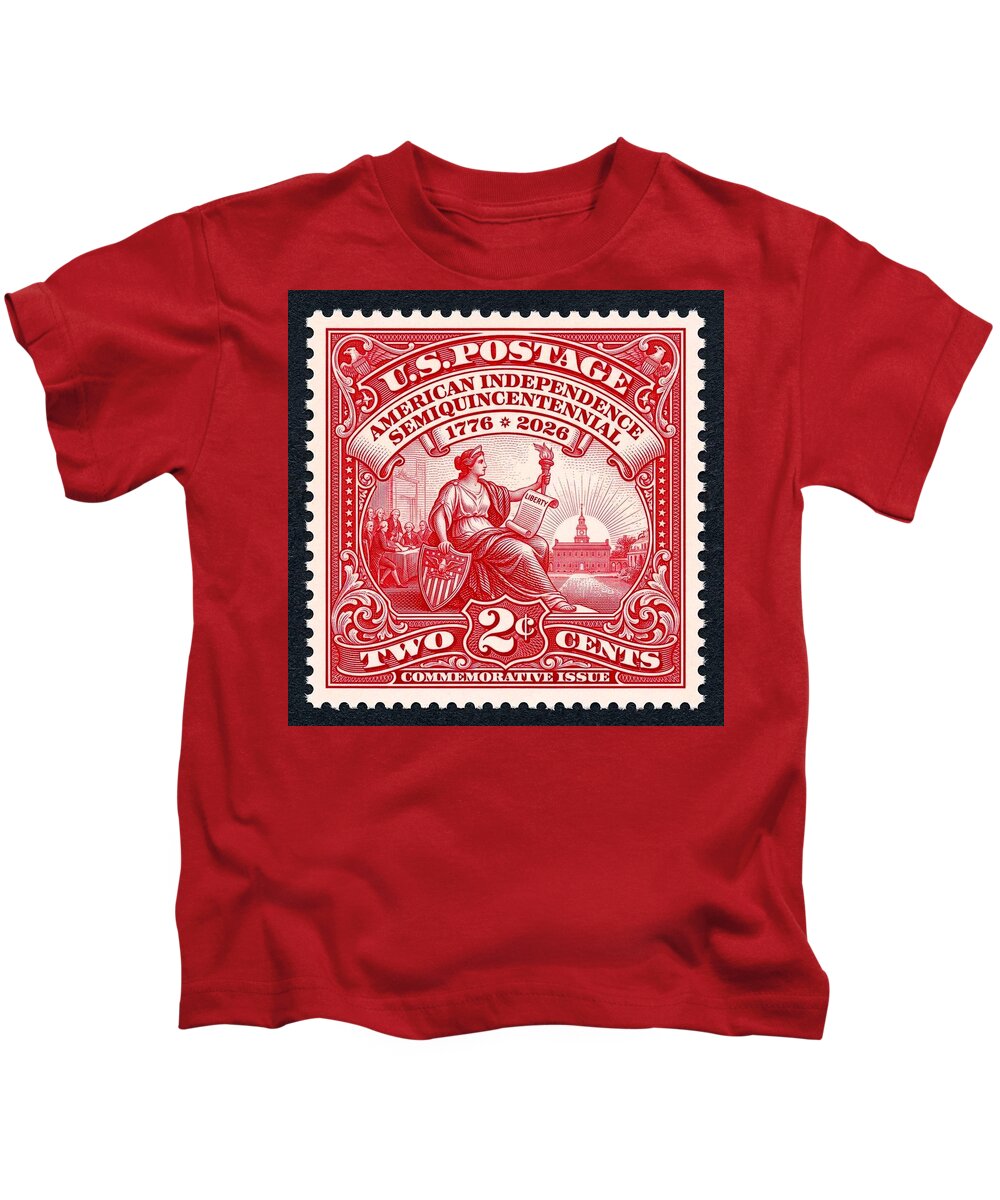 American Independence 2c II - Kids T-Shirt