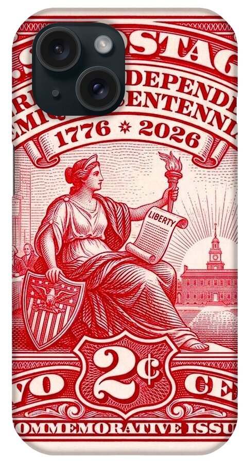 American Independence 2c II - Phone Case