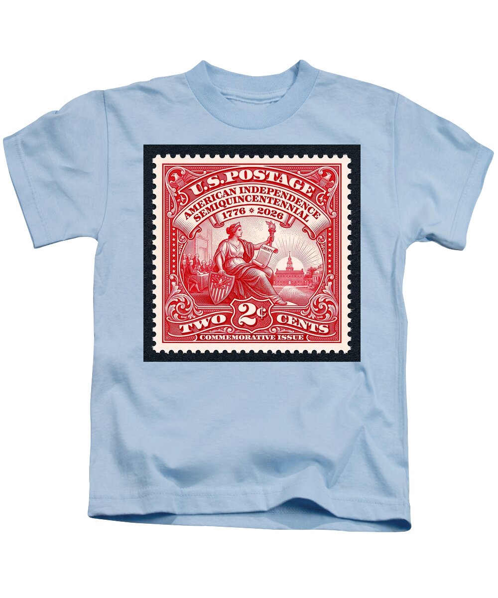 American Independence 2c II - Kids T-Shirt