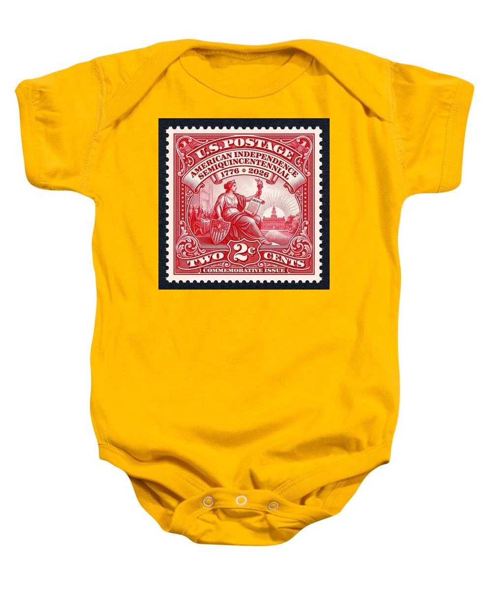 American Independence 2c II - Baby One-Piece