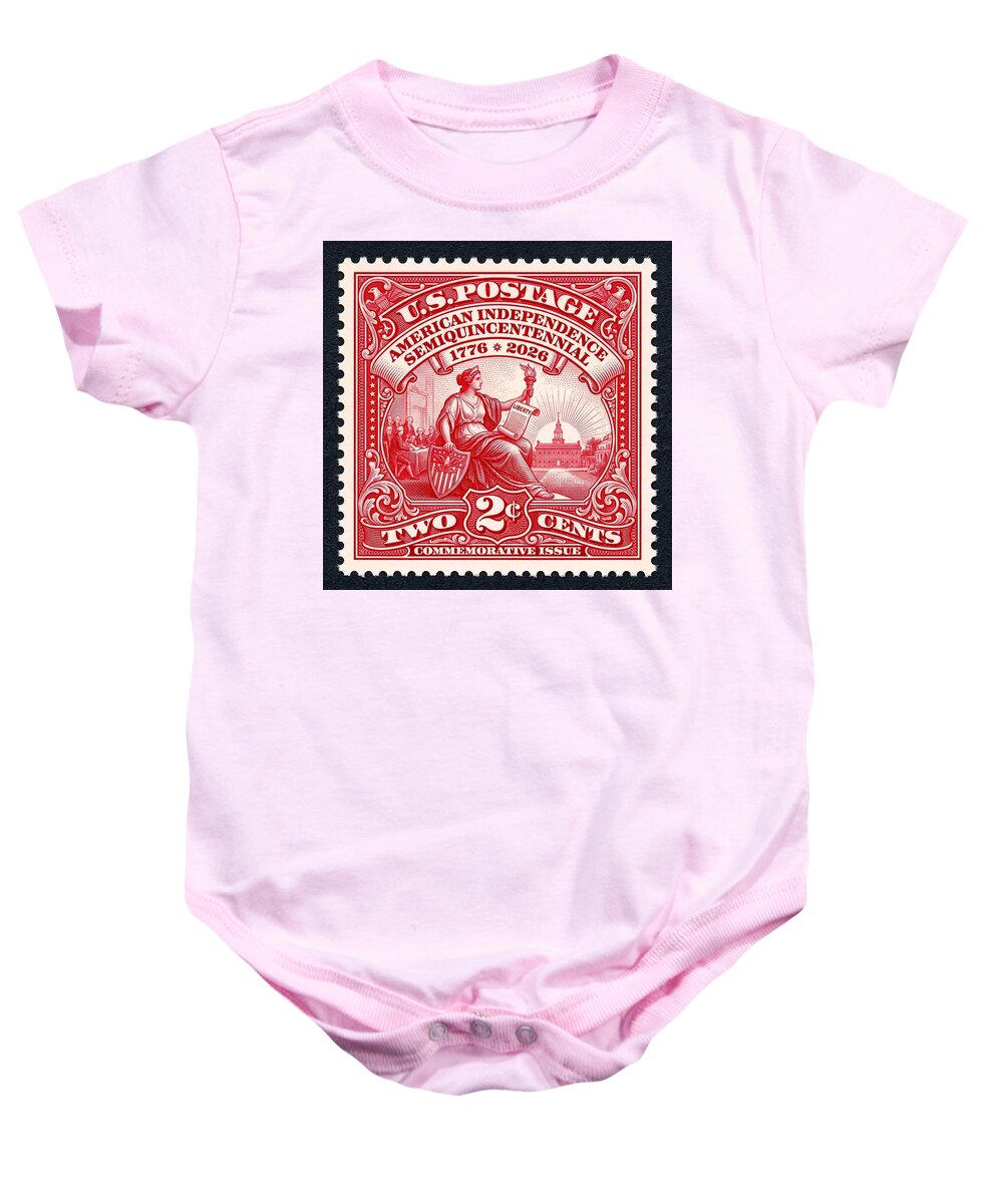 American Independence 2c II - Baby One-Piece