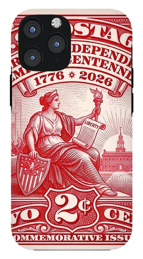 American Independence 2c II - Phone Case