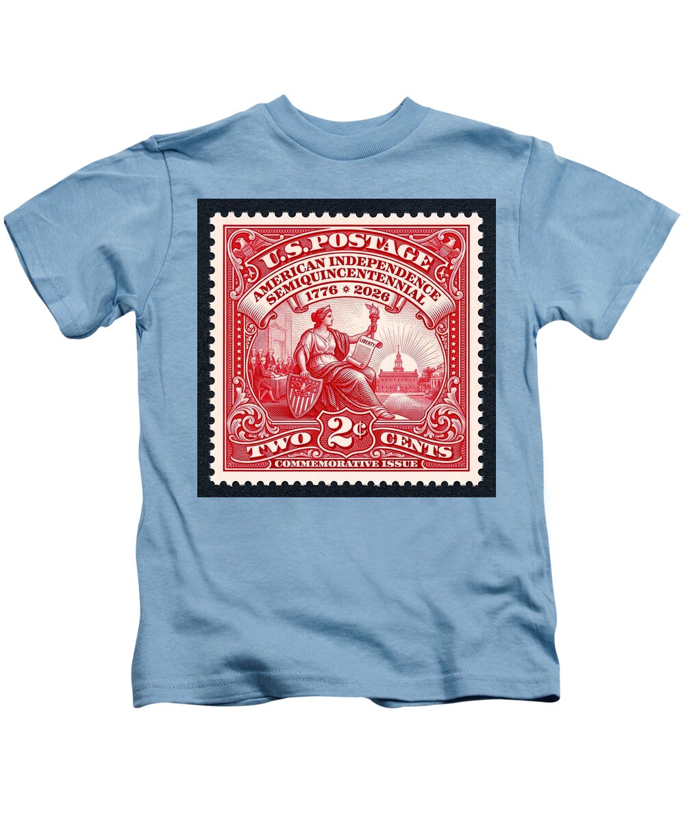 American Independence 2c II - Kids T-Shirt