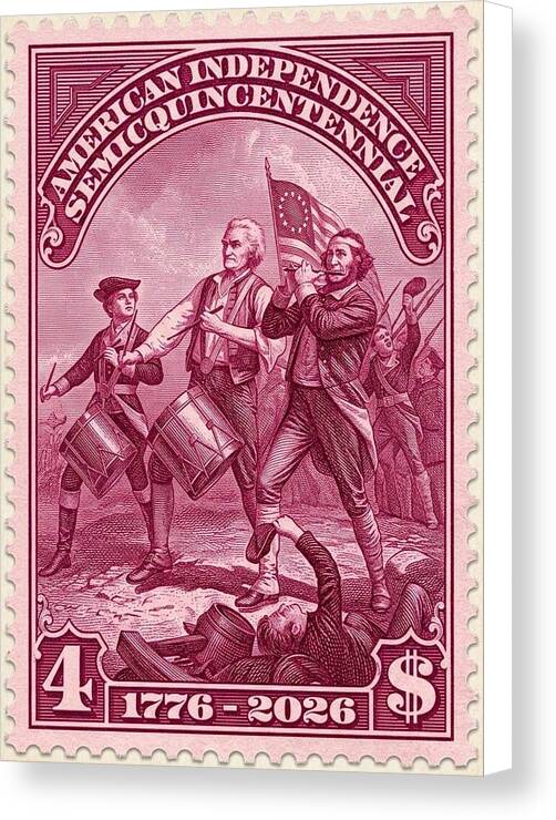 American Independence $4 - Canvas Print