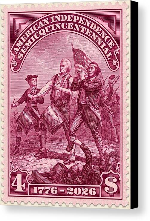 American Independence $4 - Canvas Print