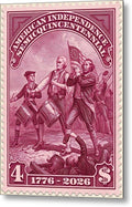 American Independence $4 - Metal Print