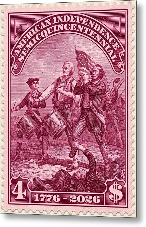 American Independence $4 - Metal Print