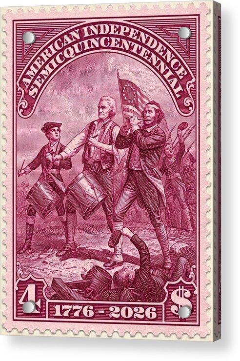 American Independence $4 - Acrylic Print