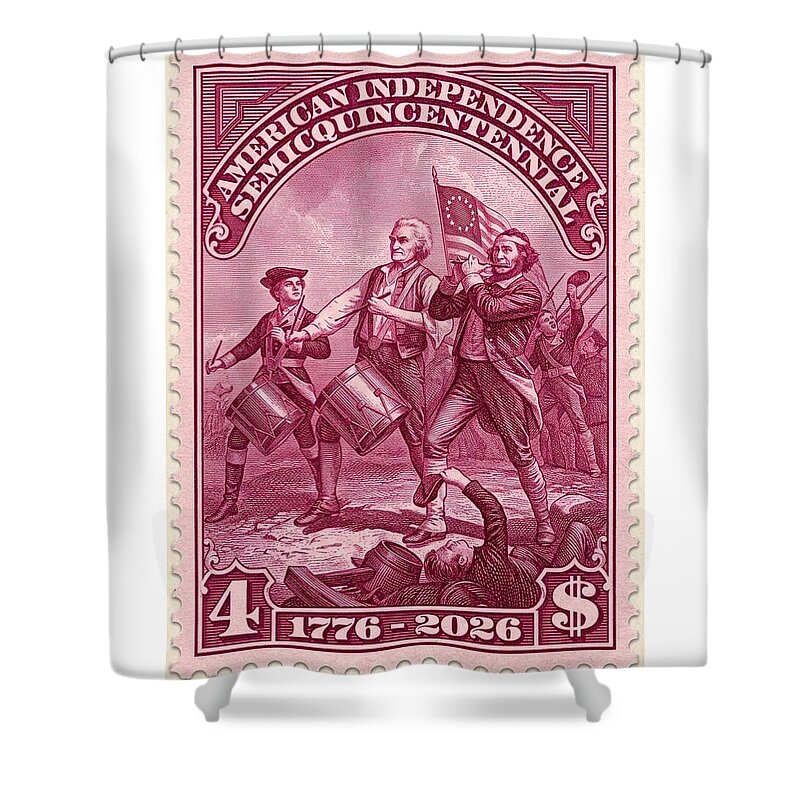 American Independence $4 - Shower Curtain