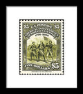 American Independence $5 - Framed Print