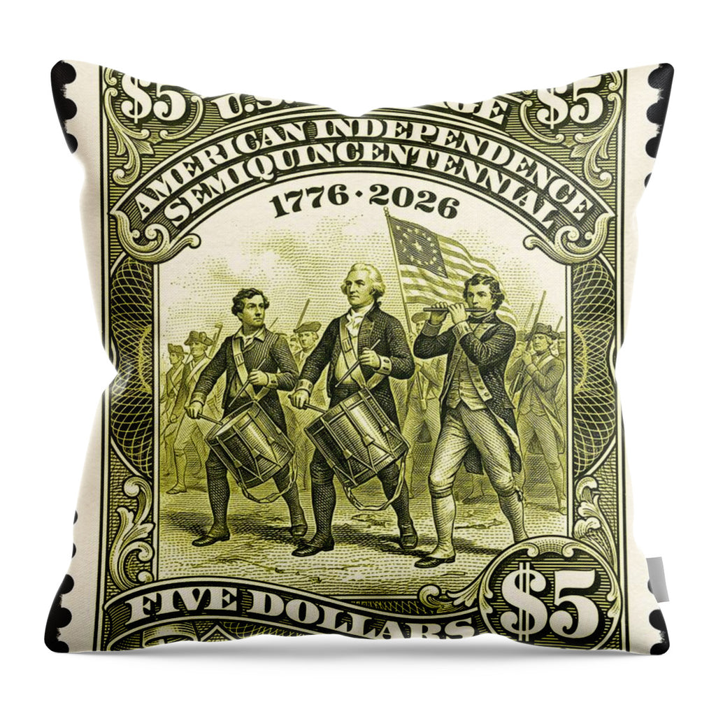 American Independence $5 - Throw Pillow