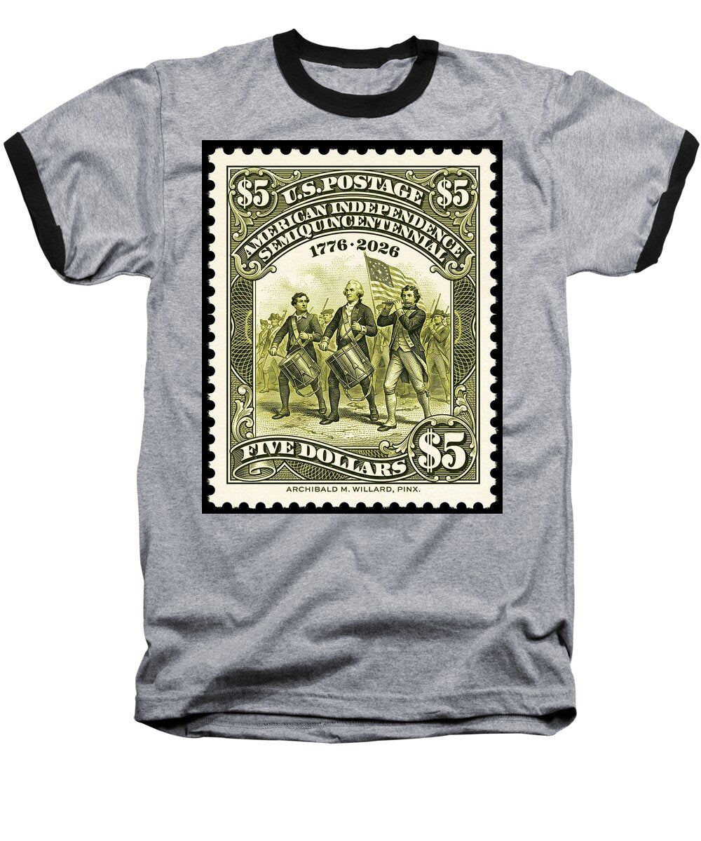 American Independence $5 - Baseball T-Shirt