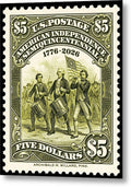 American Independence $5 - Metal Print