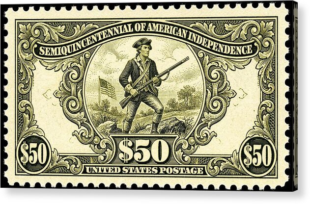 American Independence $50 - Acrylic Print