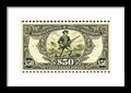 American Independence $50 - Framed Print