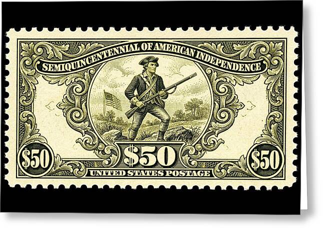American Independence $50 - Greeting Card