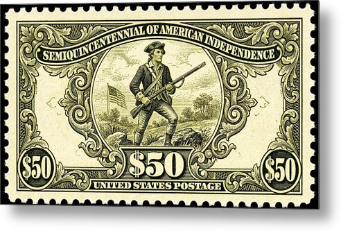 American Independence $50 - Metal Print