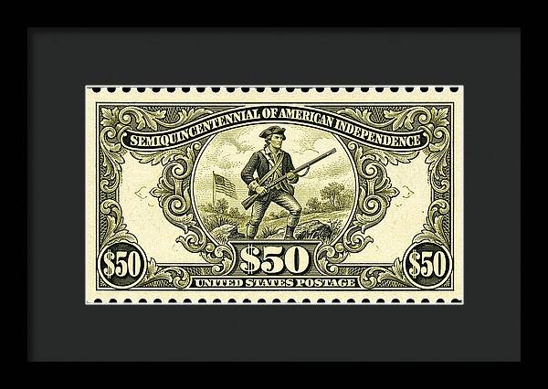 American Independence $50 - Framed Print