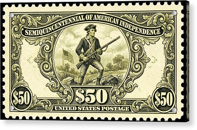 American Independence $50 - Acrylic Print
