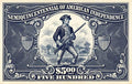 American Independence $500 - Art Print