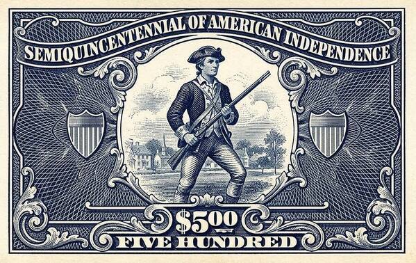 American Independence $500 - Art Print